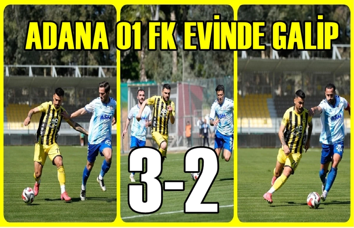 Adana 01 FK kendi evinde galip... 3-2 