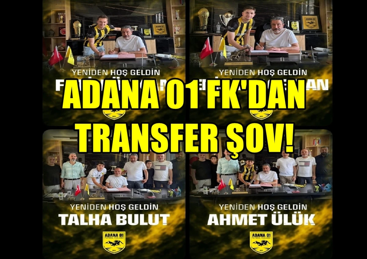 Adana 01 FK'dan Transfer şov! 