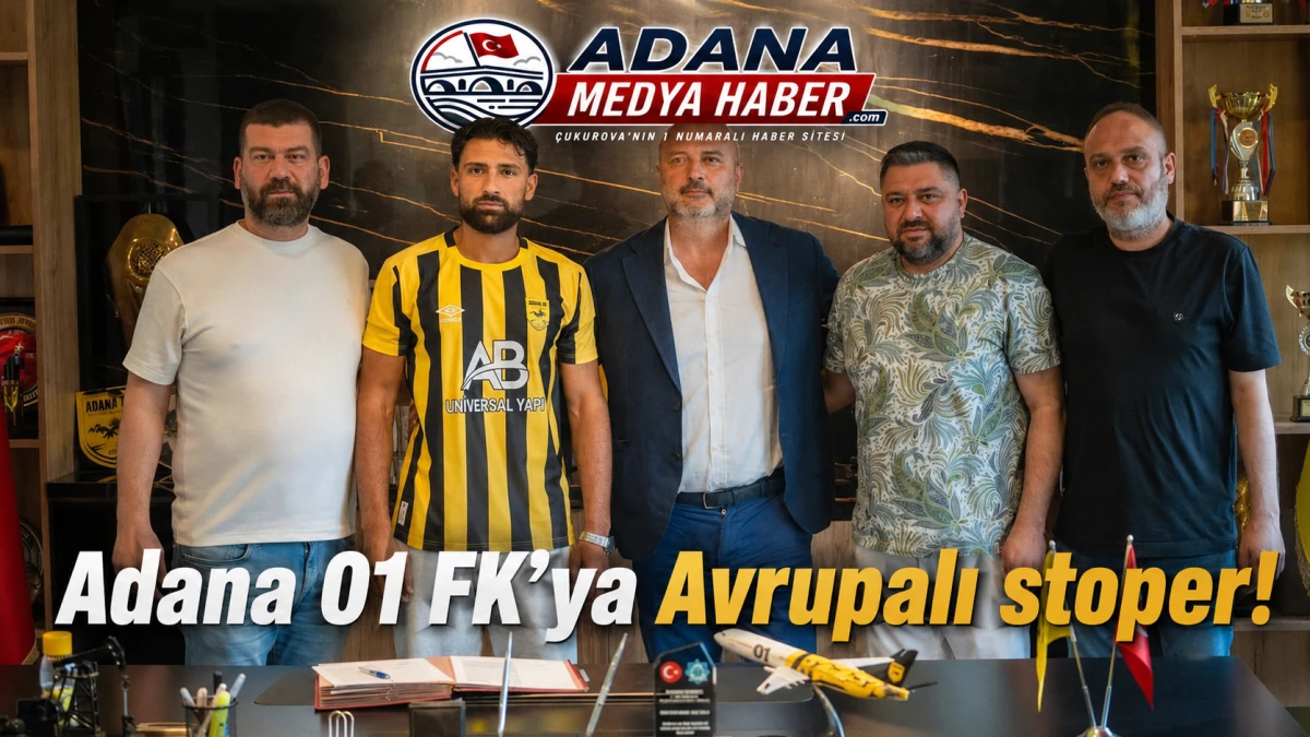 Adana 01 FK'ya Avrupalı stoper!