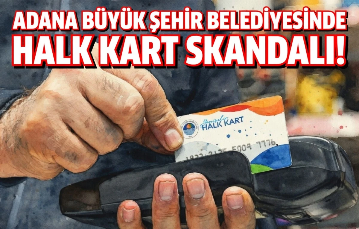 Adana B&uuml;y&uuml;kşehir Belediyesinde... HALK KART SKANDALI! 