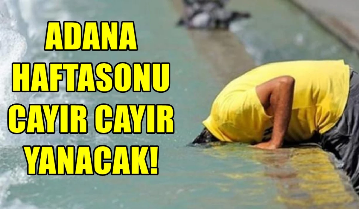 Adana hafta sonu.... CAYIR CAYIR YANACAK! 