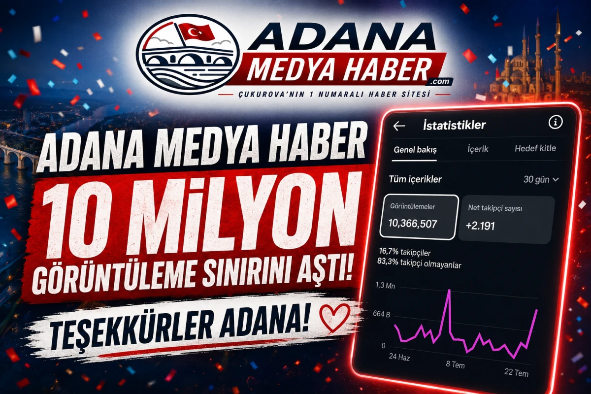 ADANA MEDYA HABER 10 MİLYON G&Ouml;R&Uuml;NT&Uuml;LEME SINIRINI AŞTI!