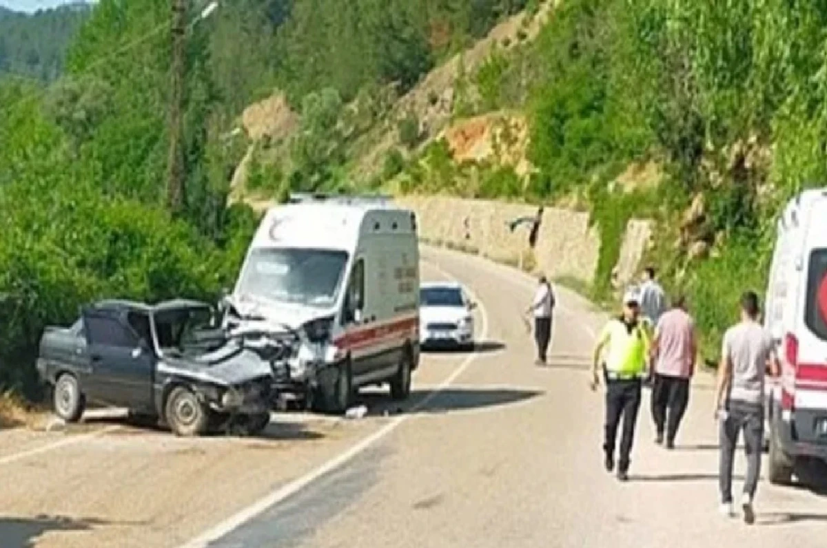 Adana Saimbeyli'de kahreden kaza... 1 Ölü 1 yaralı... 