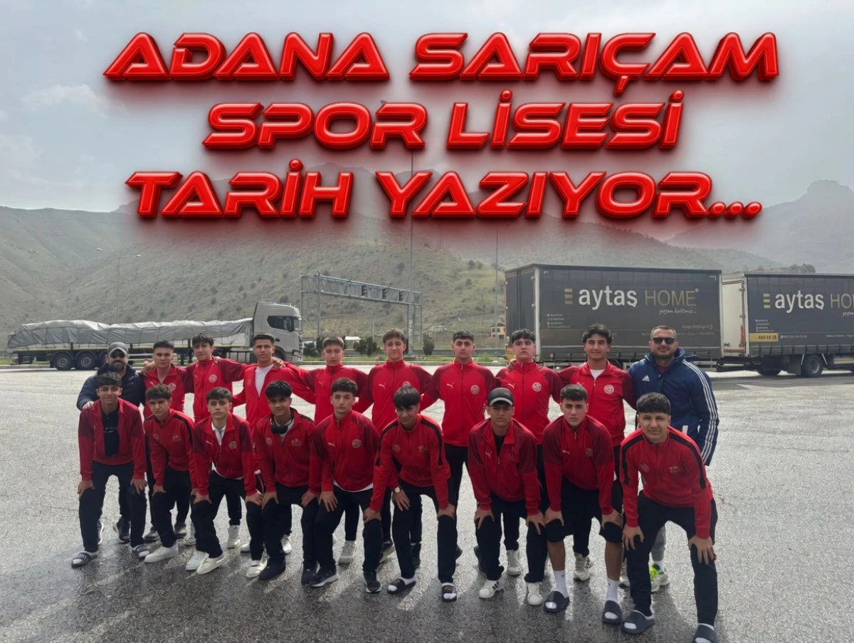 Adana Sarı&ccedil;am Spor Lisesi tarih yazıyor...
