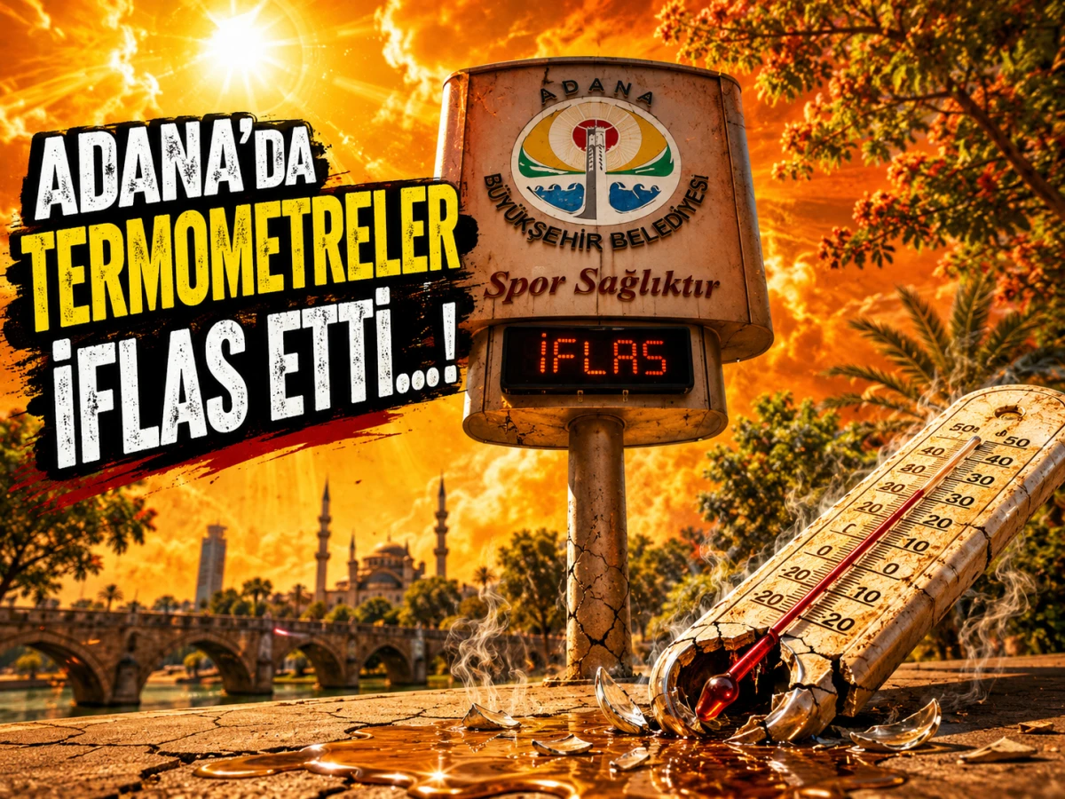 Adana'da TERMOMETRELER iflas etti...! 