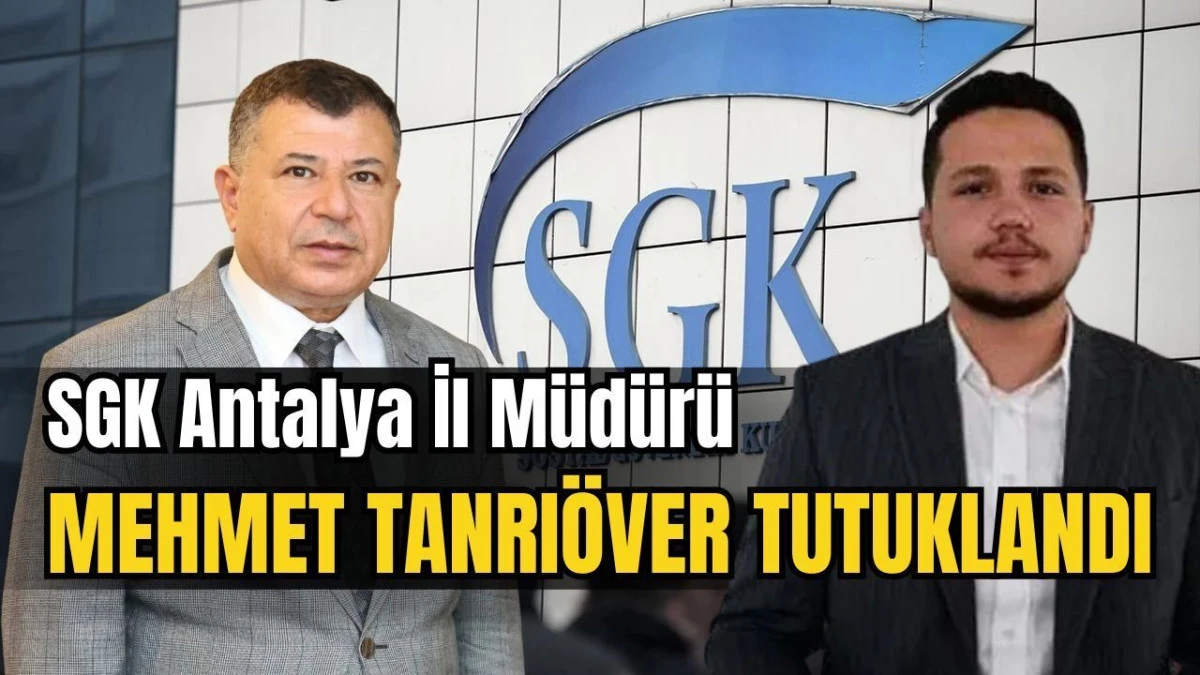 Adanalı B&uuml;rokrat MEHMET TANRI&Ouml;VER tutuklandı!