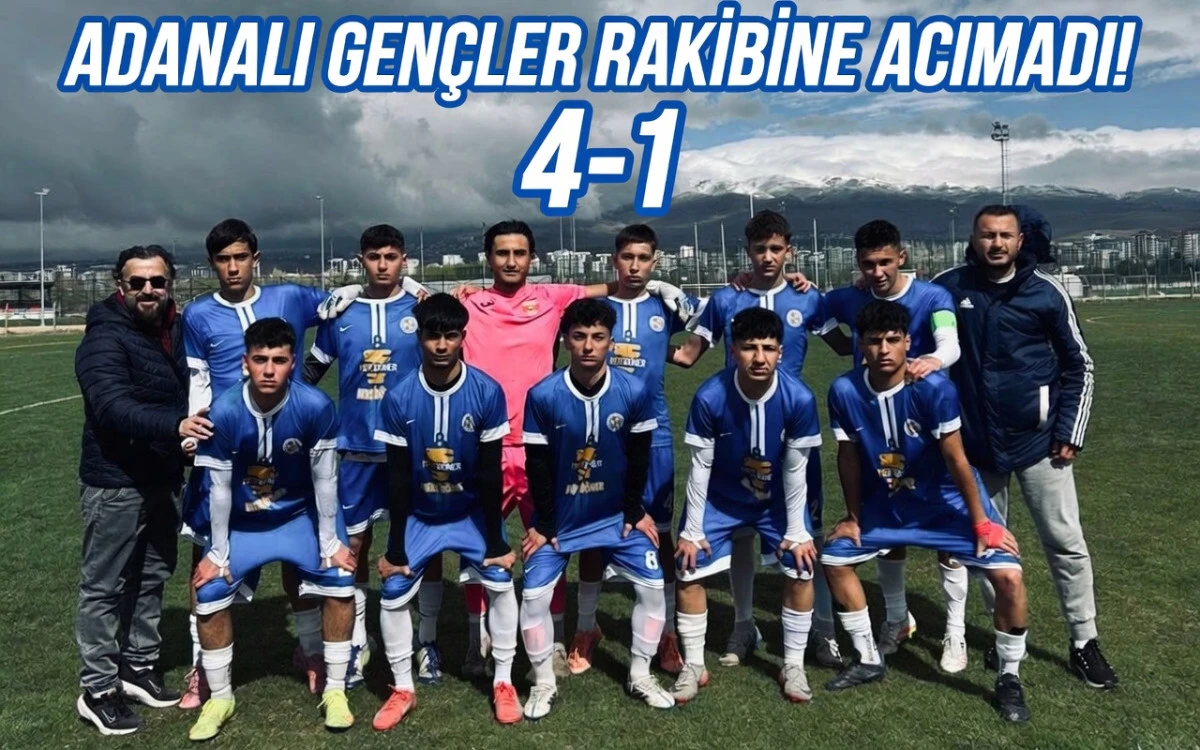 ADANALI GEN&Ccedil;LER RAKİBİNE ACIMADI! 4-1 
