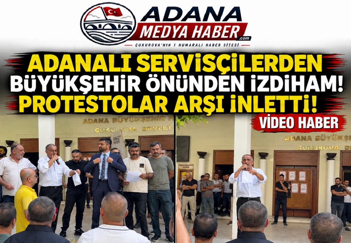 ADANALI SERVİS&Ccedil;İLERDEN B&Uuml;Y&Uuml;KŞEHİR &Ouml;N&Uuml;NDEN İZDİHAM! PROTESTOLAR ARŞI İNLETTİ!