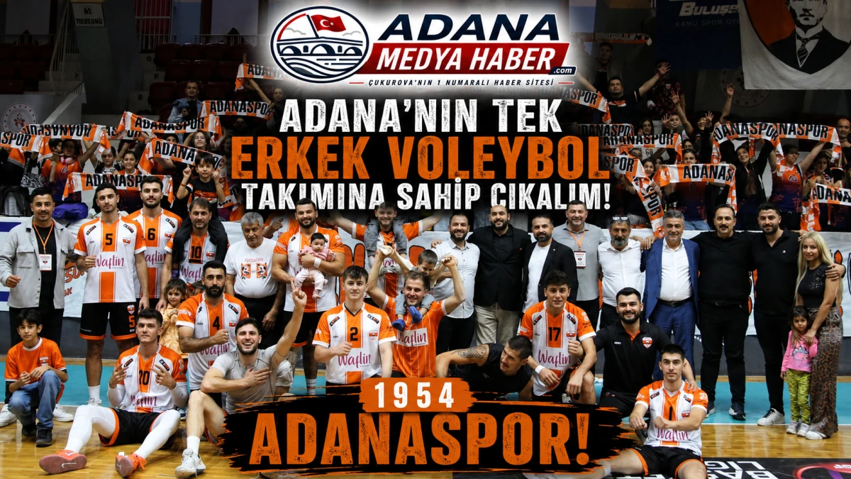 Adana'nın tek Erkek Voleybol takımına sahip &ccedil;ıkalım! 1954 ADANASPOR! 