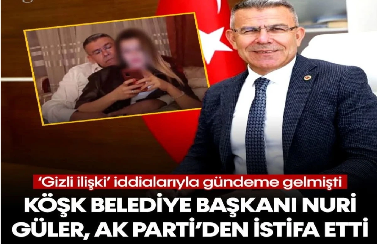 Ahlaksızlık sonrası istifa... K&ouml;şk Belediye Başkanı Nuri G&uuml;ler, AK Parti'den istifa etti!