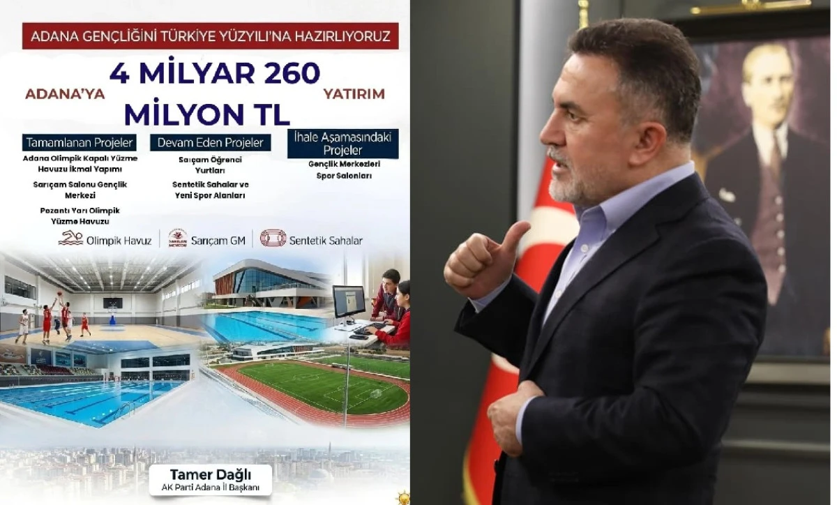 AK Parti Adana İl Başkanı duyurdu... Adana'7ya 4.2 MİLYAR TL alt yapı yatırımı! 