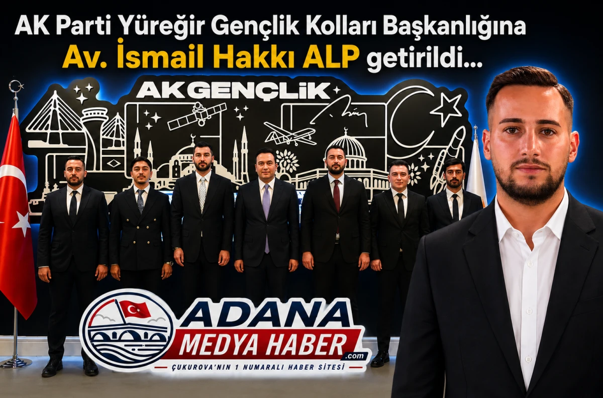 AK Parti Y&uuml;reğir Gen&ccedil;lik Kolları Başkanlığına Av. İsmail Hakkı ALP getirildi...