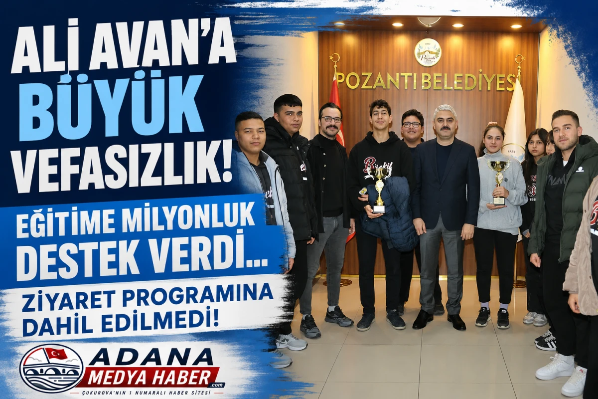 ALİ AVAN'A B&Uuml;Y&Uuml;K VEFASIZLIK! EĞİTİME MİLYONLUK DESTEK VERDİ... ZİYARET PROGRAMINA DAHİL EDİLMEDİ!