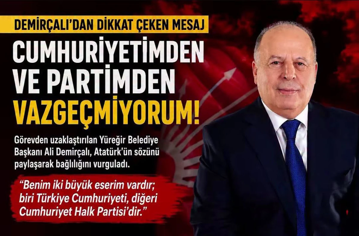 Ali Demir&ccedil;alı Adana'nın d&ouml;rt bir yanını bu afişle donattı! 