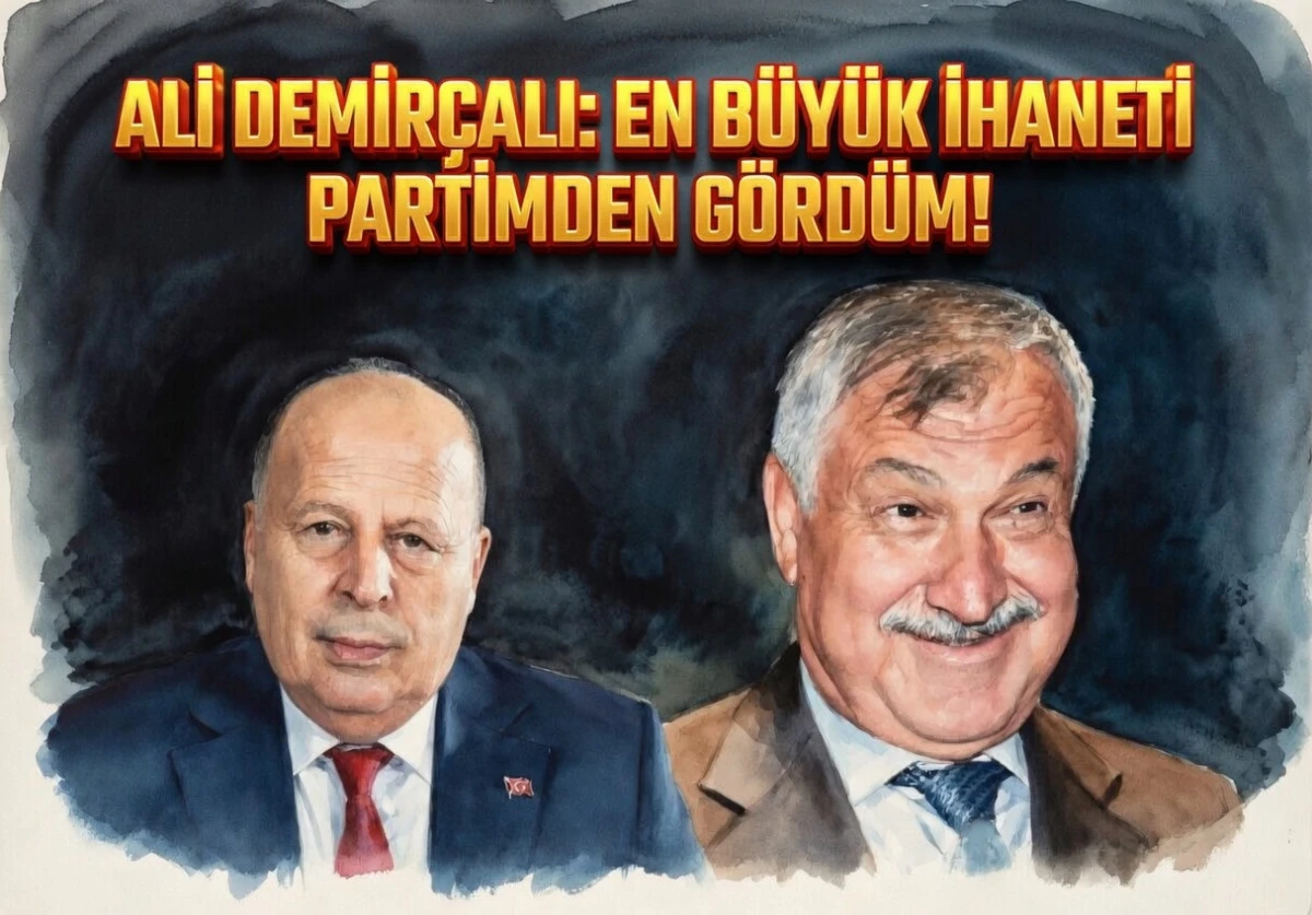 Ali Demir&ccedil;alı : EN B&Uuml;Y&Uuml;K İHANETİ PARTİMDEN G&Ouml;RD&Uuml;M! 