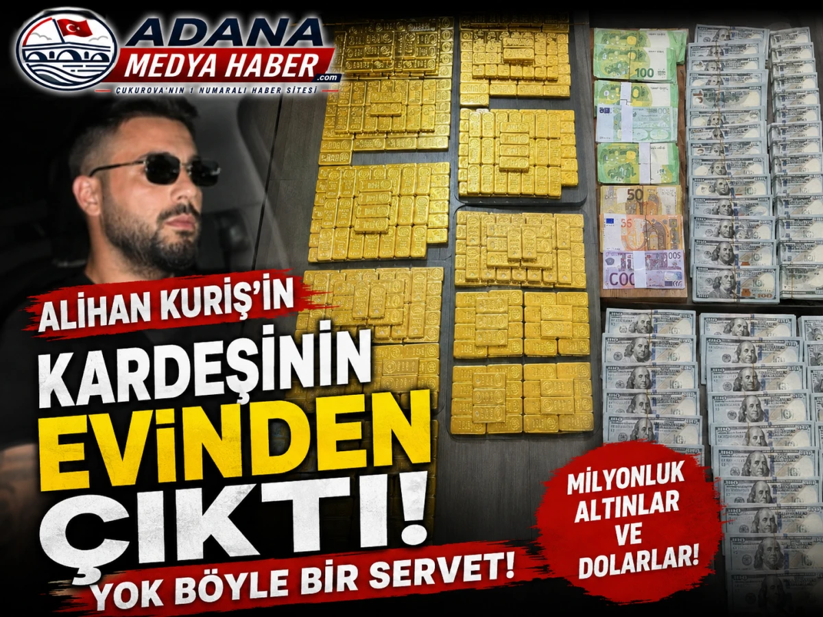 ALİHAN KURİŞ'İN KARDEŞİNİN EVİNDEN &Ccedil;IKTI! YOK B&Ouml;YLE BİR SERVET!