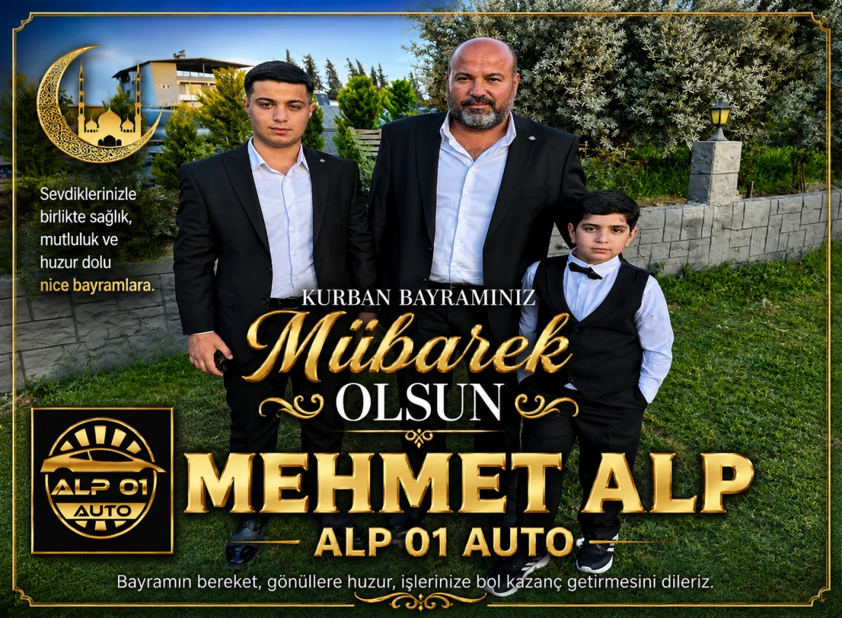 ALP 01 AUTO Y&ouml;n.Kur. Başk. nı MEHMET ALP'İN Bayram Mesajı 