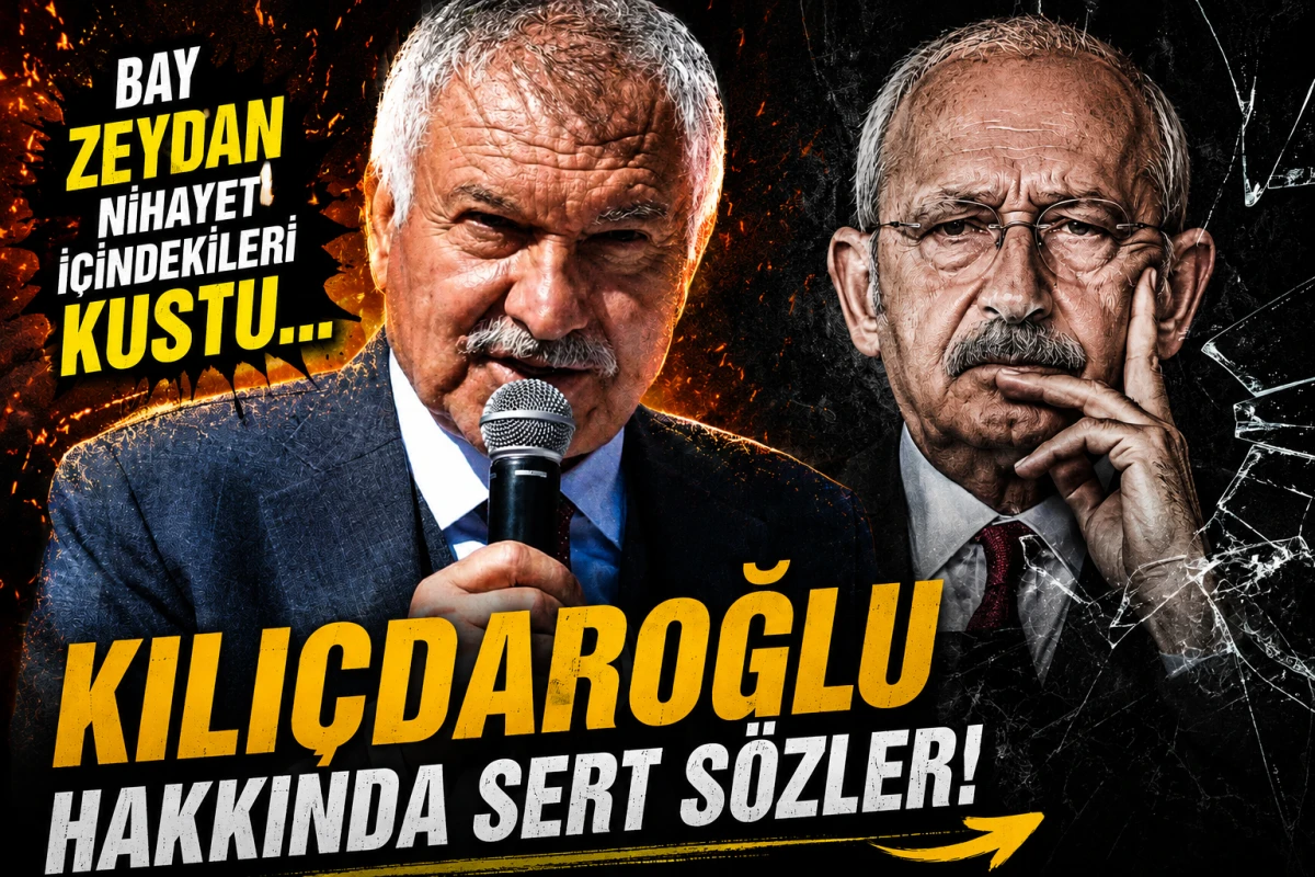 BAY ZEYDAN nihayet i&ccedil;indekileri kustu... KILI&Ccedil;DAROĞLU HAKKINDA SERT S&Ouml;ZLER! 