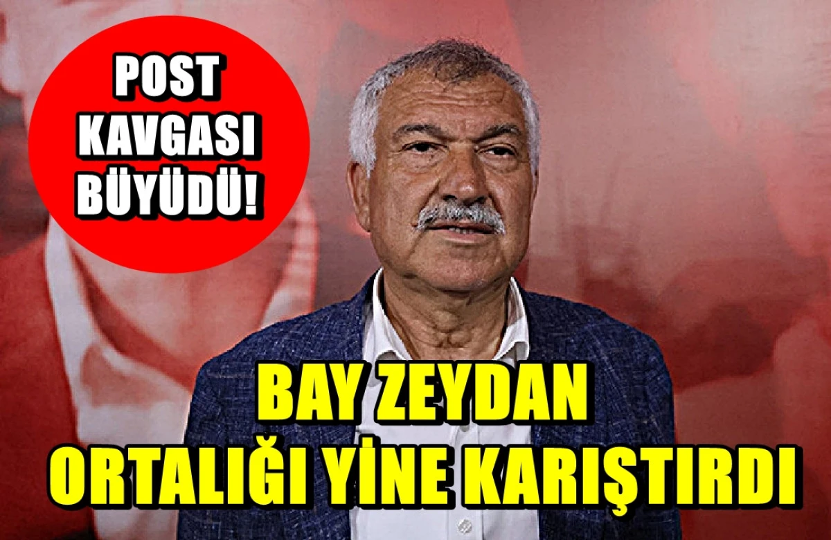 BAY ZEYDAN Ortalığı yine karıştırdı... CHP Seyhan'da POST KAVGASI büyüdü! 