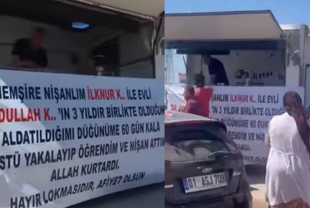 Böyle olur Adanalı'nın intikamı... Nişanlısı aldattı... Yüzüğü attı... Hastane önünde lokum dağıttı! 