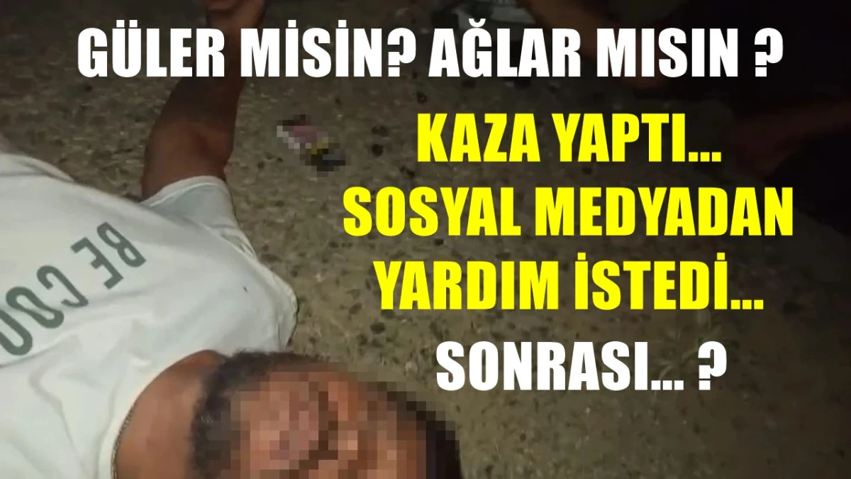 Burası Adana / Kozan... Alkollü kaza yaptılar... Sosyal Medyadan yardım istediler... Sonrası... ? 
