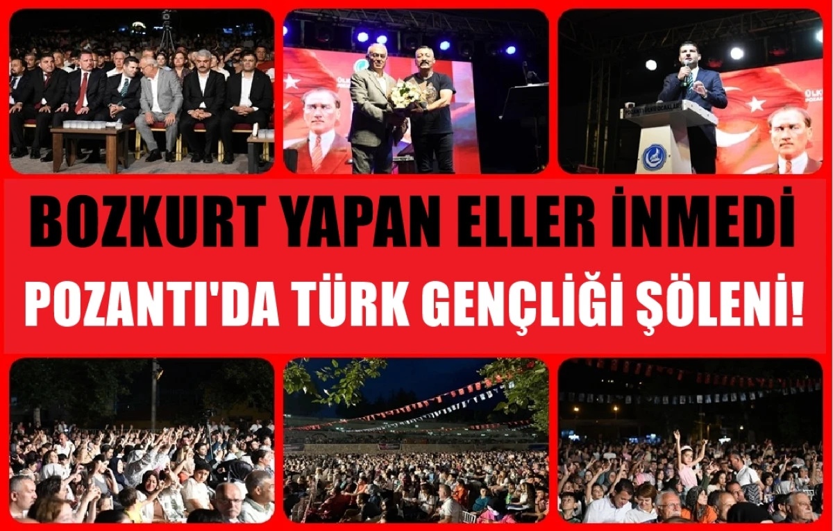 Burası Adana / Pozantı... BOZKURT yapan eller inmedi... TÜRK GENÇLİK ŞÖLENİN DE BÜYÜK ÇOŞKU! 