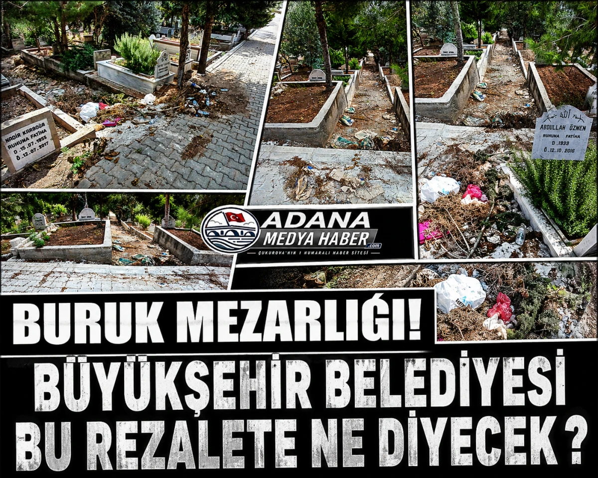 Burası BURUK MEZARLIĞI! B&Uuml;Y&Uuml;KŞEHİR BELEDİYESİ BU REZALETE NE DİYECEK ?