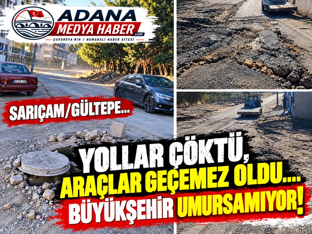 Burası Sarı&ccedil;am/G&Uuml;LTEPE... Yollar &ccedil;&ouml;kt&uuml;, ara&ccedil;lar ge&ccedil;emez oldu.... B&Uuml;Y&Uuml;KŞEHİR UMURSAMIYOR! 