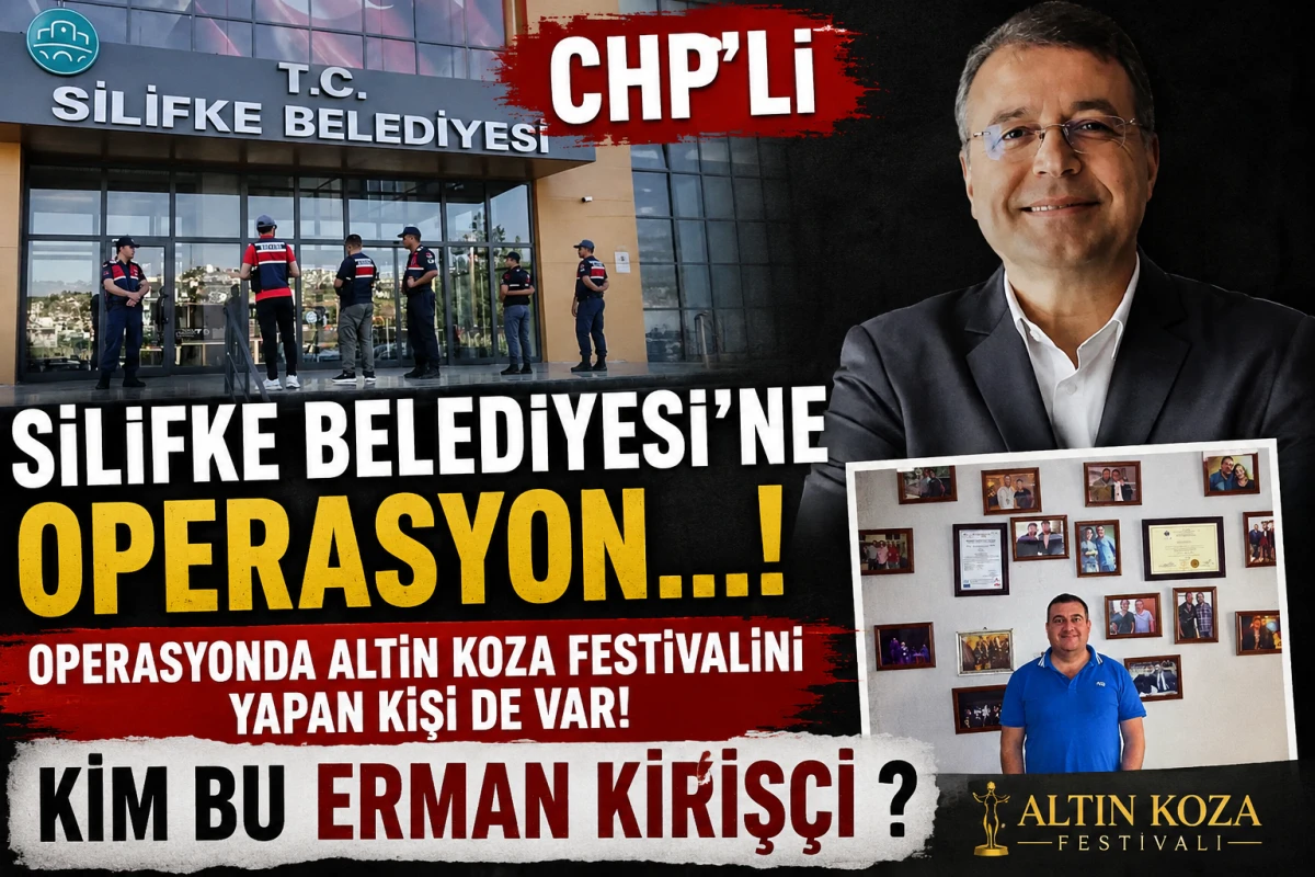 CHP'Lİ Silifke belediyesine operasyon...! OPERASYONDA ALTIN KOZA FESTİVALİNİ YAPAN KİŞİ DE VAR!  