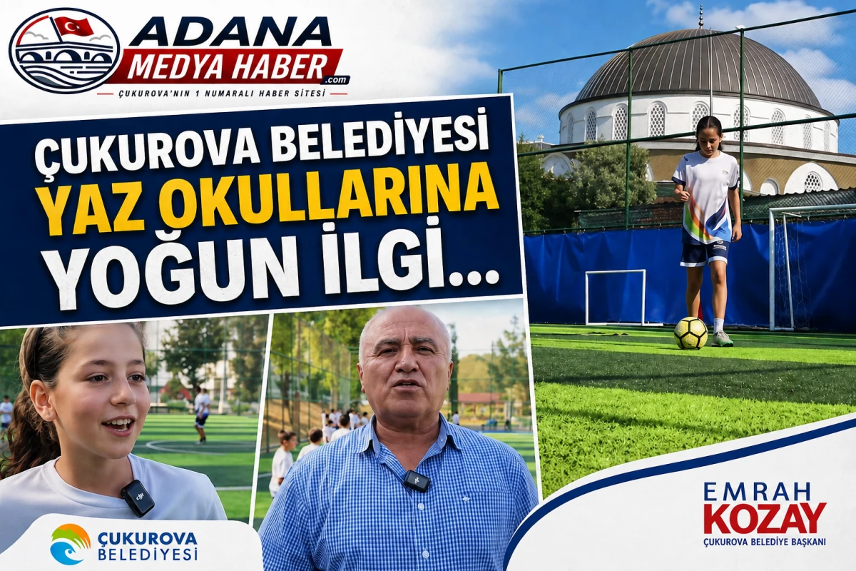 &Ccedil;UKUROVA BELEDİYESİ YAZ OKULLARINA YOĞUN İLGİ... 