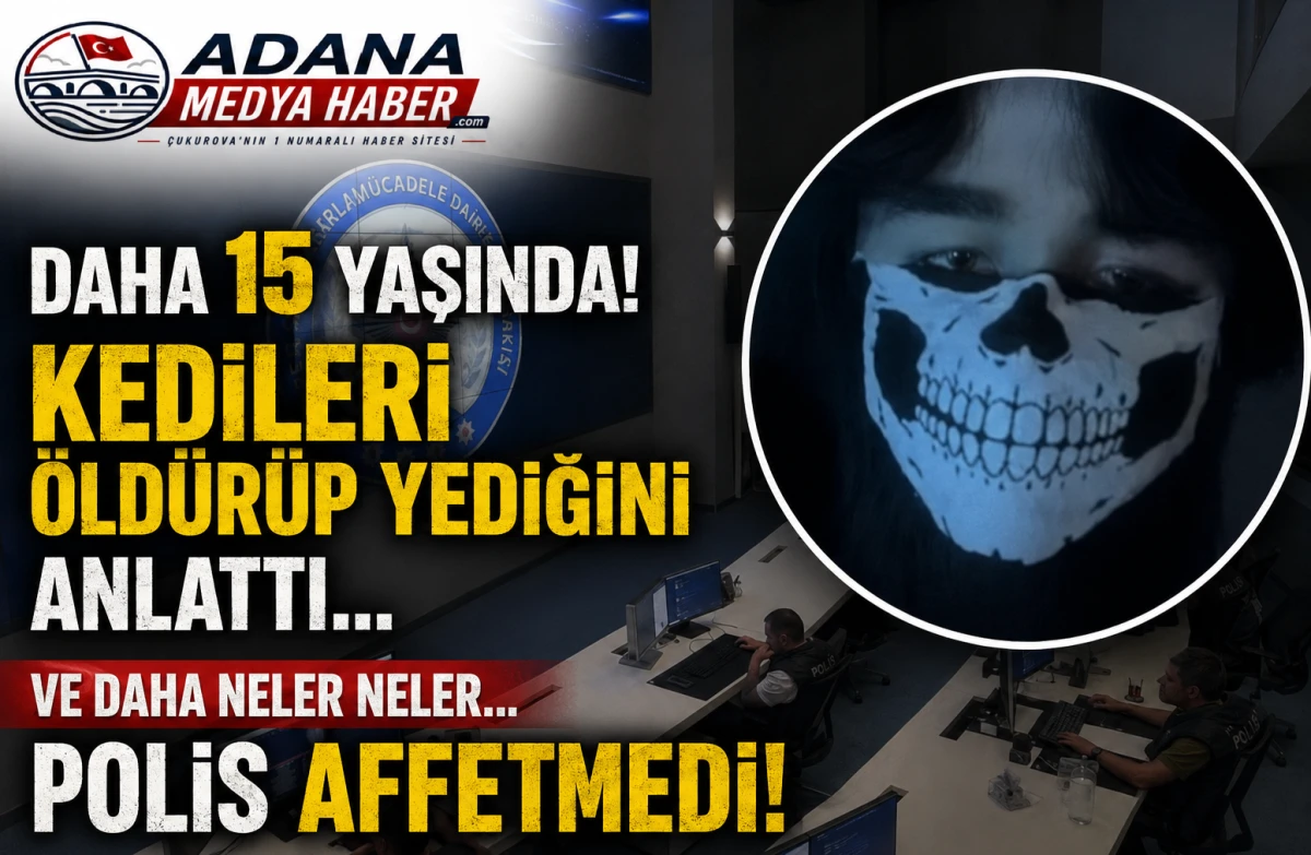 Daha 15 yaşında! Kedileri &ouml;ld&uuml;r&uuml;p yediğini anlattı... Ve daha neler neler... POLİS AFFETMEDİ! 