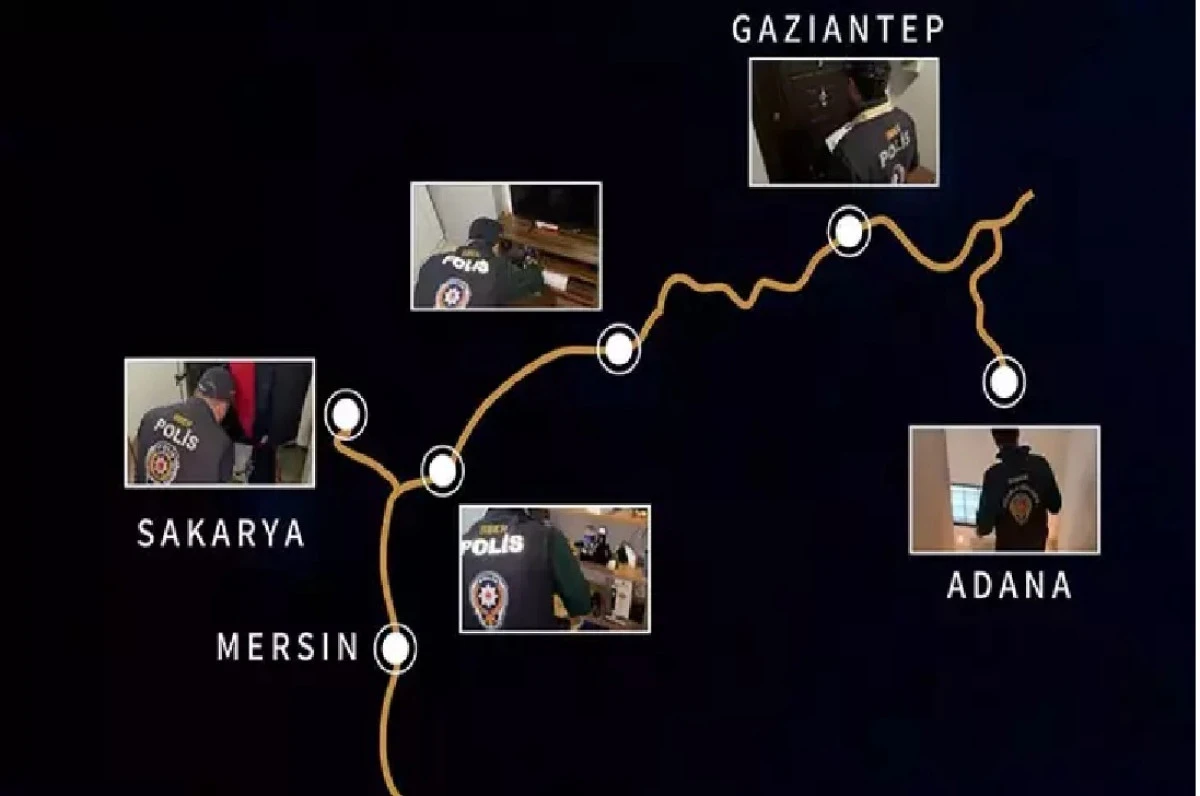 DEV SİBER DOLANDIRICILIK OPERASYONU!... Adana'da operasyon kapsamında! 
