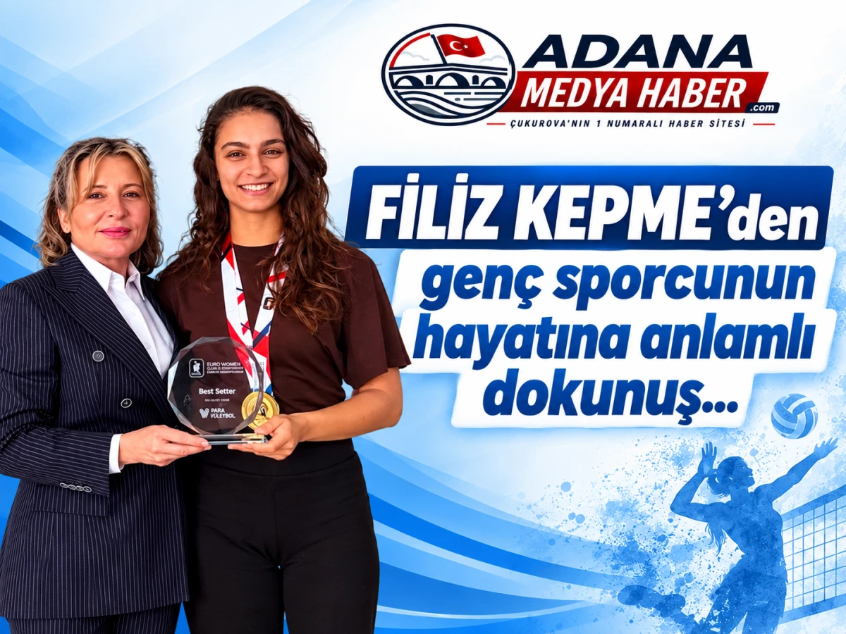 FİLİZ KEPME'den gen&ccedil; sporcunun hayatına anlamlı dokunuş...