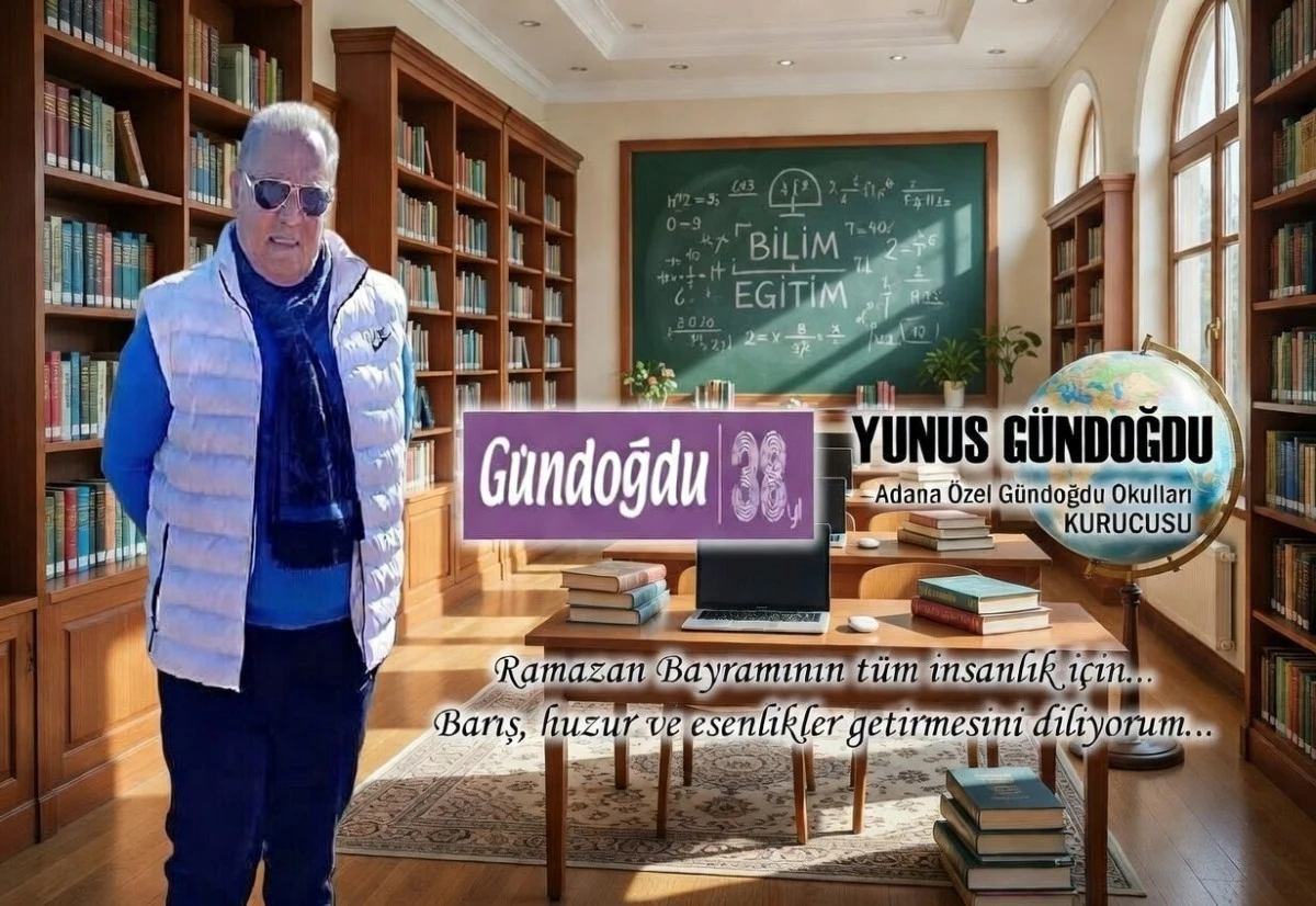 G&uuml;ndoğdu okulları kurucusu Yunus G&uuml;ndoğdu'dan bayram mesajı