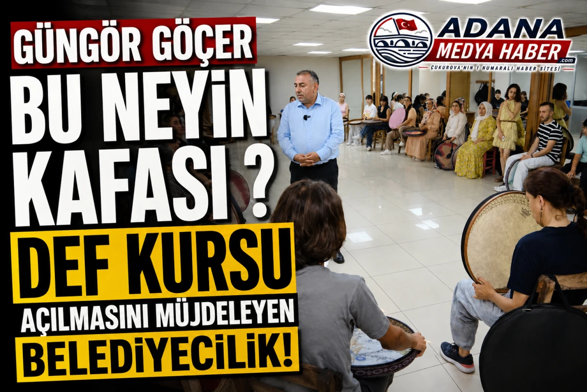 G&Uuml;NG&Ouml;R G&Ouml;&Ccedil;ER BU NEYİN KAFASI ? DEF KURSU A&Ccedil;ILMASINI M&Uuml;JDELEYEN BELEDİYECİLİK! 