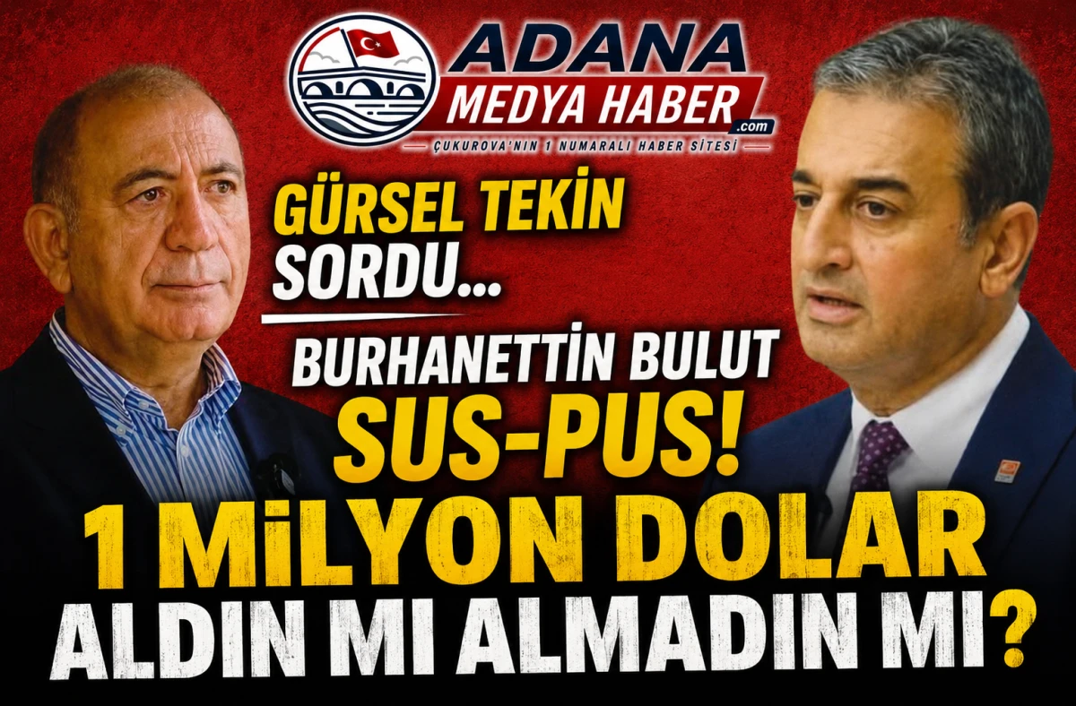 G&uuml;rsel Tekin sordu... Burhanettin Bulut SUS-PUS! 1 MİLYON DOLAR ALDIN MI ALMADIN MI? 