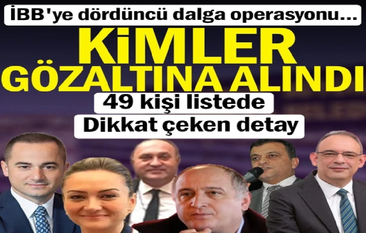 İBB'ye bir operasyon daha! Çok sayıda gözaltı var...! 