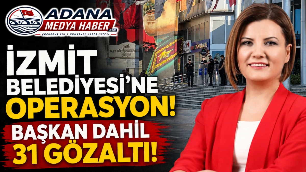 İzmit Belediyesi&rsquo;ne Operasyon! Başkan dahil 31 G&Ouml;ZALTI! 