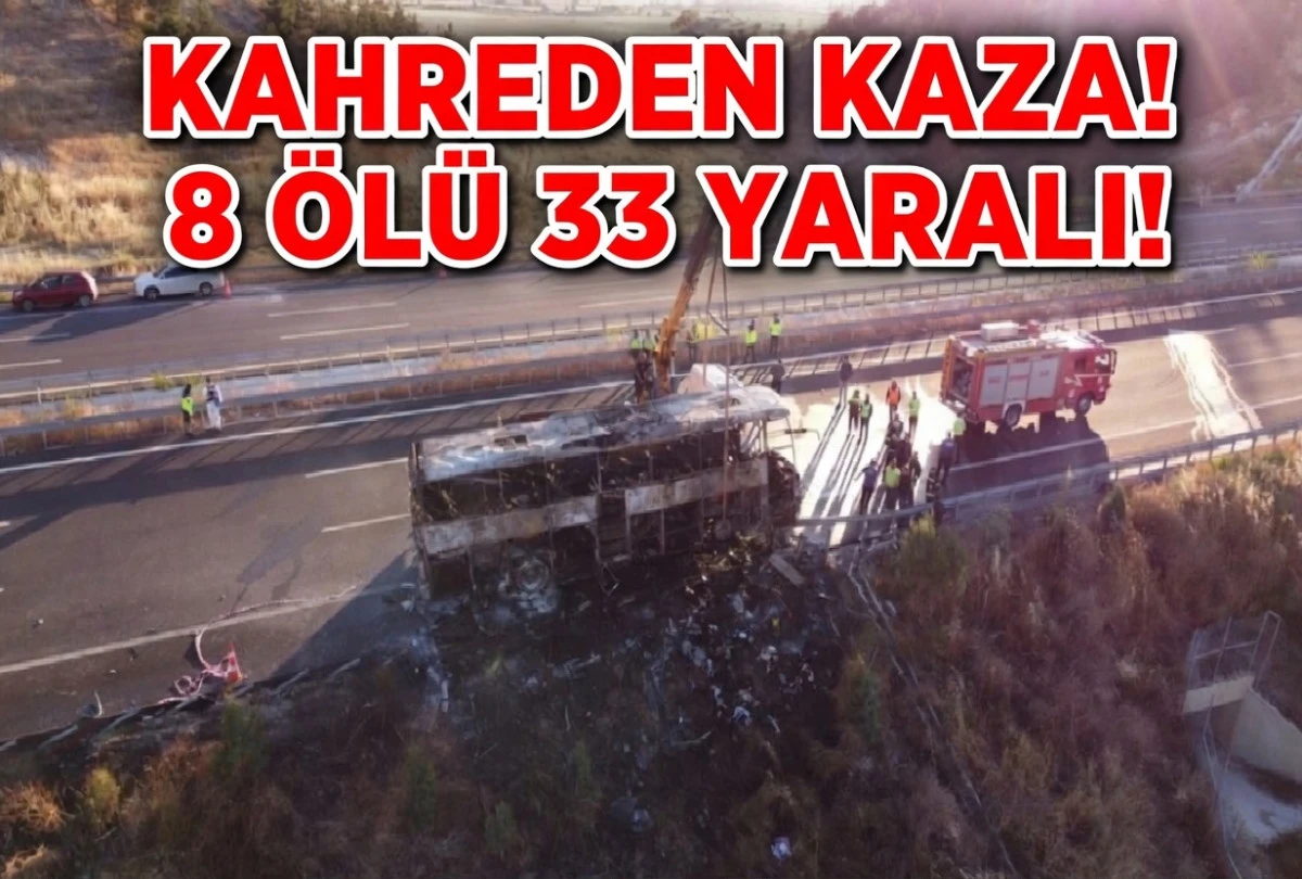 KAHREDEN KAZA! 8 &Ouml;L&Uuml; 33 YARALI! 