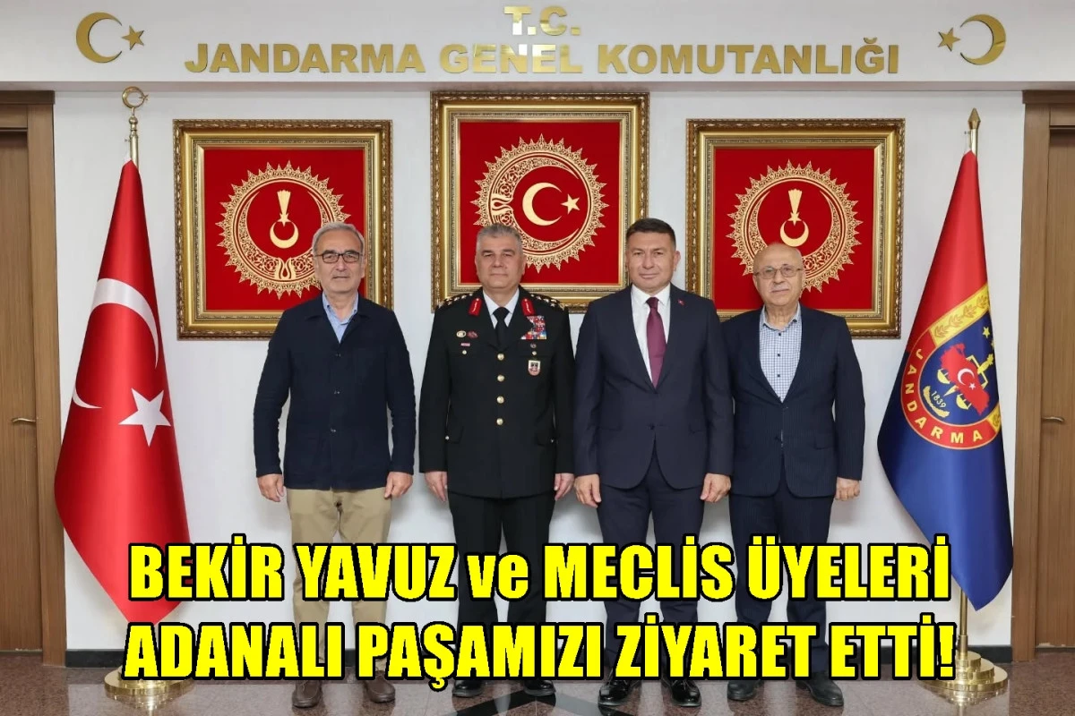 Karaisalı Heyetinden... Karaisalı Komutana ziyaret... 