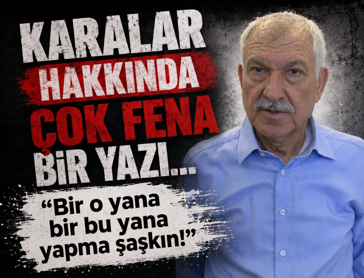 Karalar Hakkında &ccedil;ok fena bir yazı... BİR O YANA BİR BU YANA YAPMA ŞAŞKIN! 