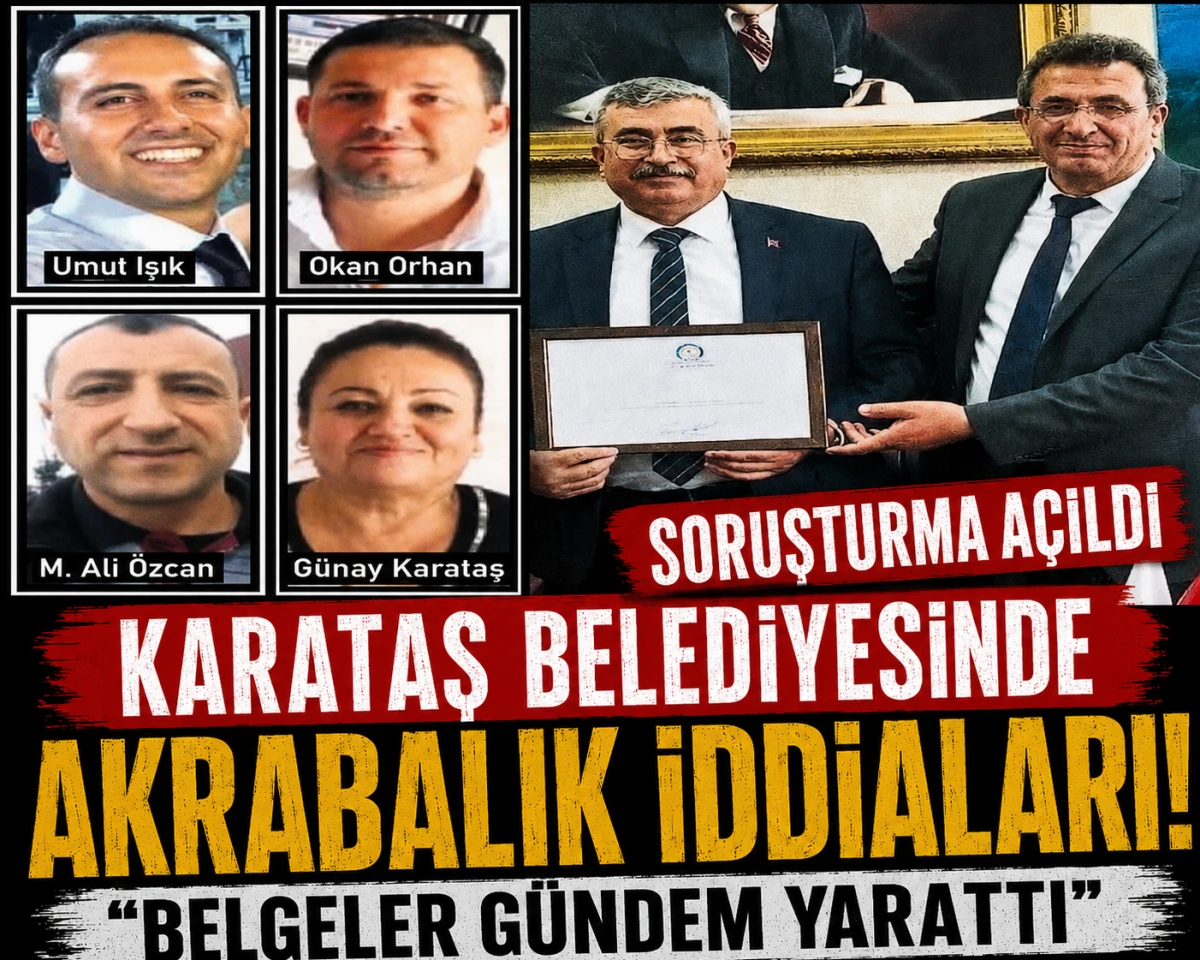 KARATAŞ BELEDİYESİ ve DAYI YEĞEN Aile şirketi! İŞTE BELGELERLE SKANDALLAR ZİNCİRİ! 