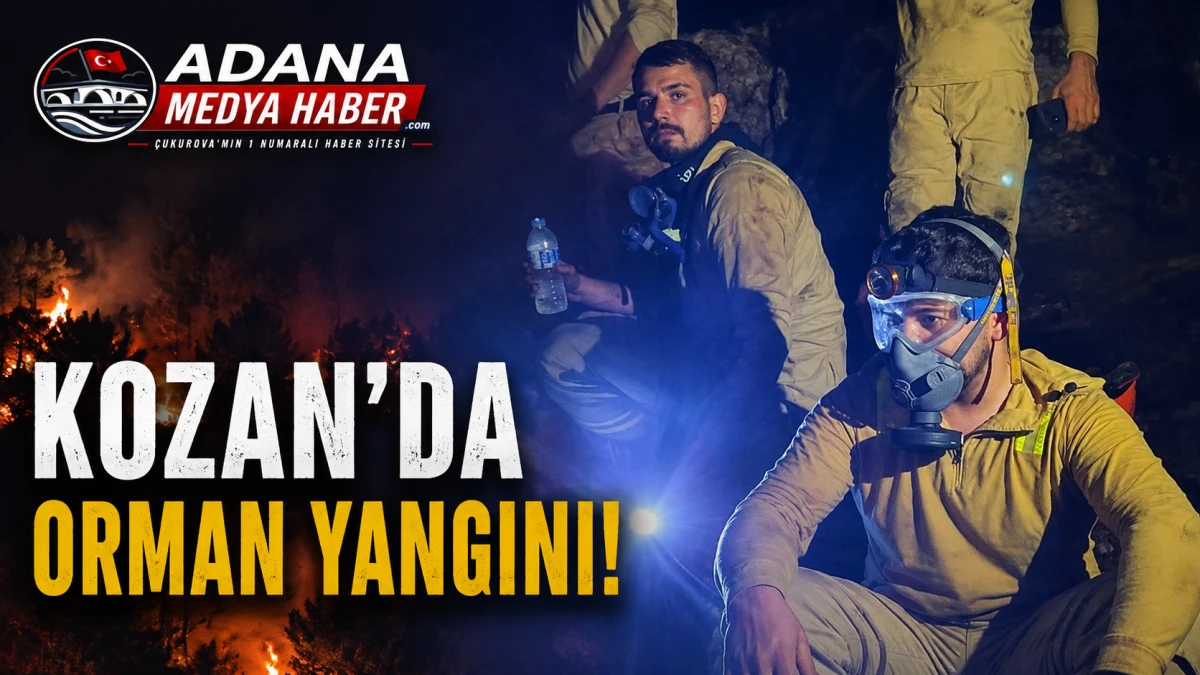 Kozan'da orman yangını! 