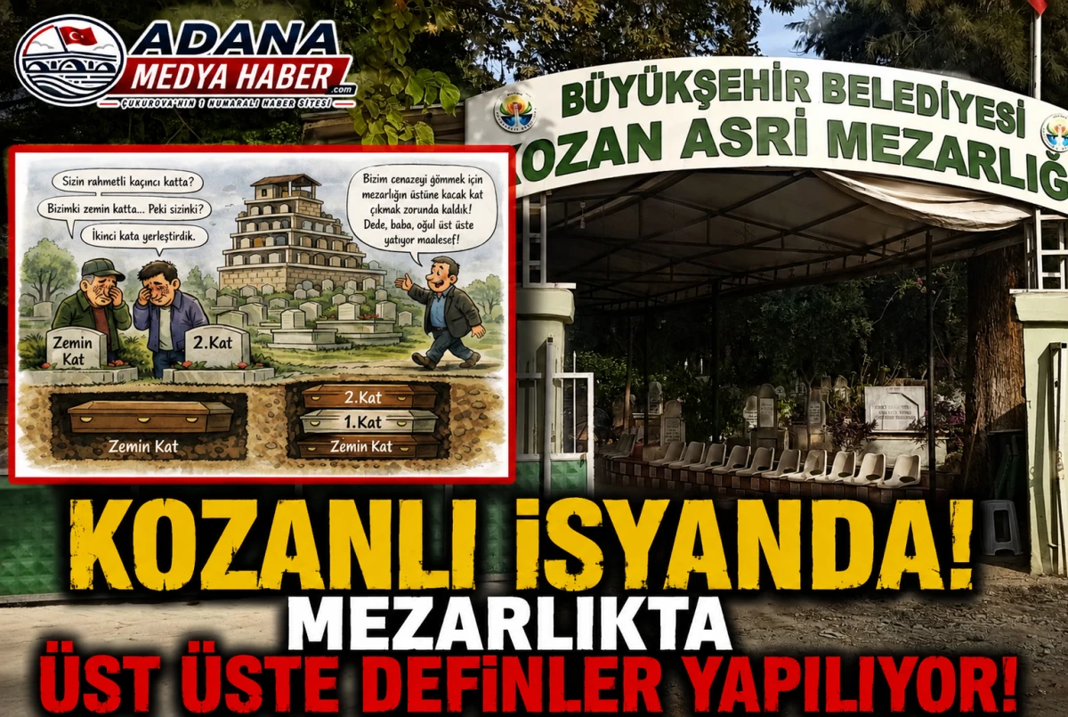 KOZANLI İSYANDA! MEZARLIKTA &Uuml;ST &Uuml;STE DEFİNLER YAPILIYOR!