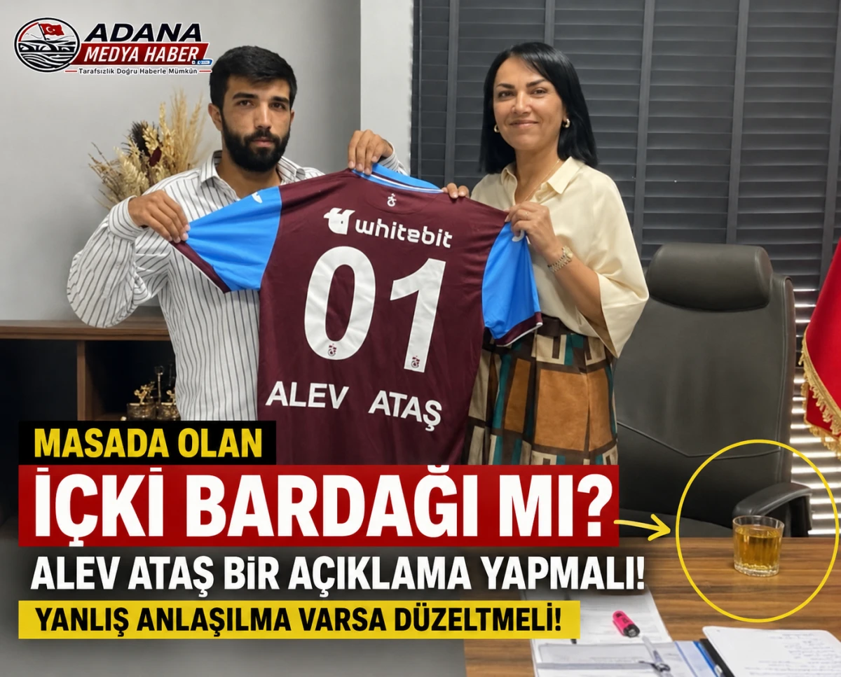 MASADA OLAN İ&Ccedil;Kİ BARDAĞI MI? ALEV ATAŞ BİR A&Ccedil;IKLAMA YAPMALI! YANLIŞ ANLAŞILMA VARSA D&Uuml;ZELTMELİ! 