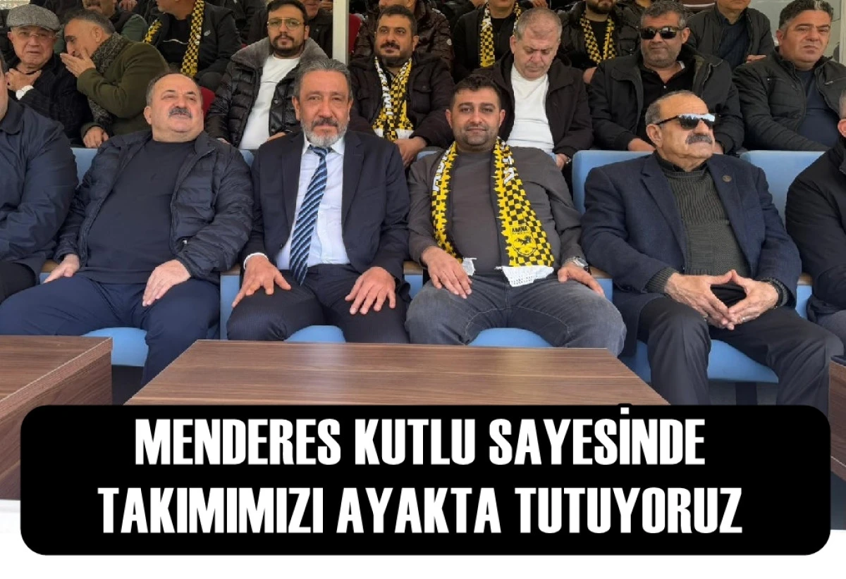 Menderes Kutlu sayesinde takımımızı ayakta tutuyoruz! 