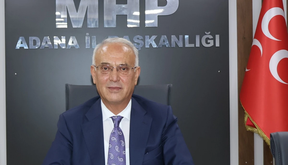 MHP Adana İl Başkanı Kanlı'dan... 57. yıl mesajı...