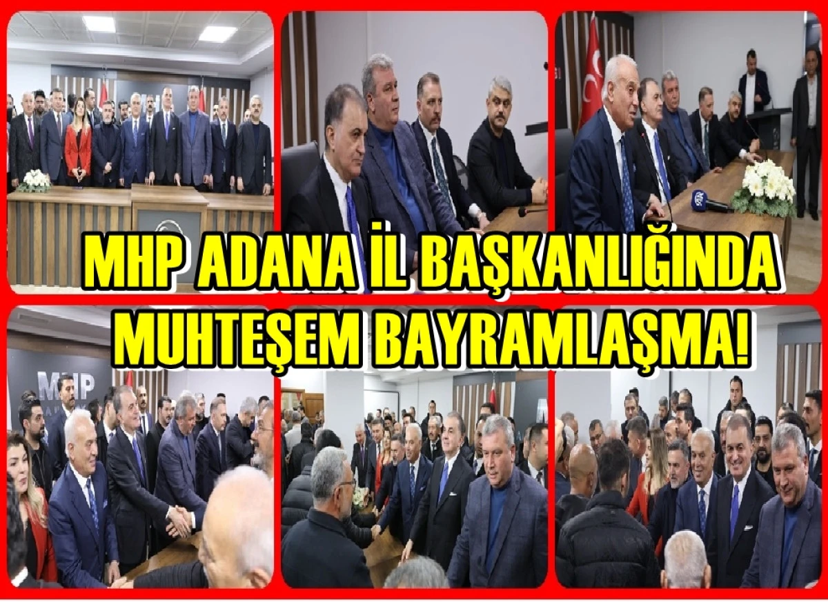 MHP Adana İl Başkanlığında muhteşem Bayramlaşma... İzdiham derecesinde yoğun katılım! 