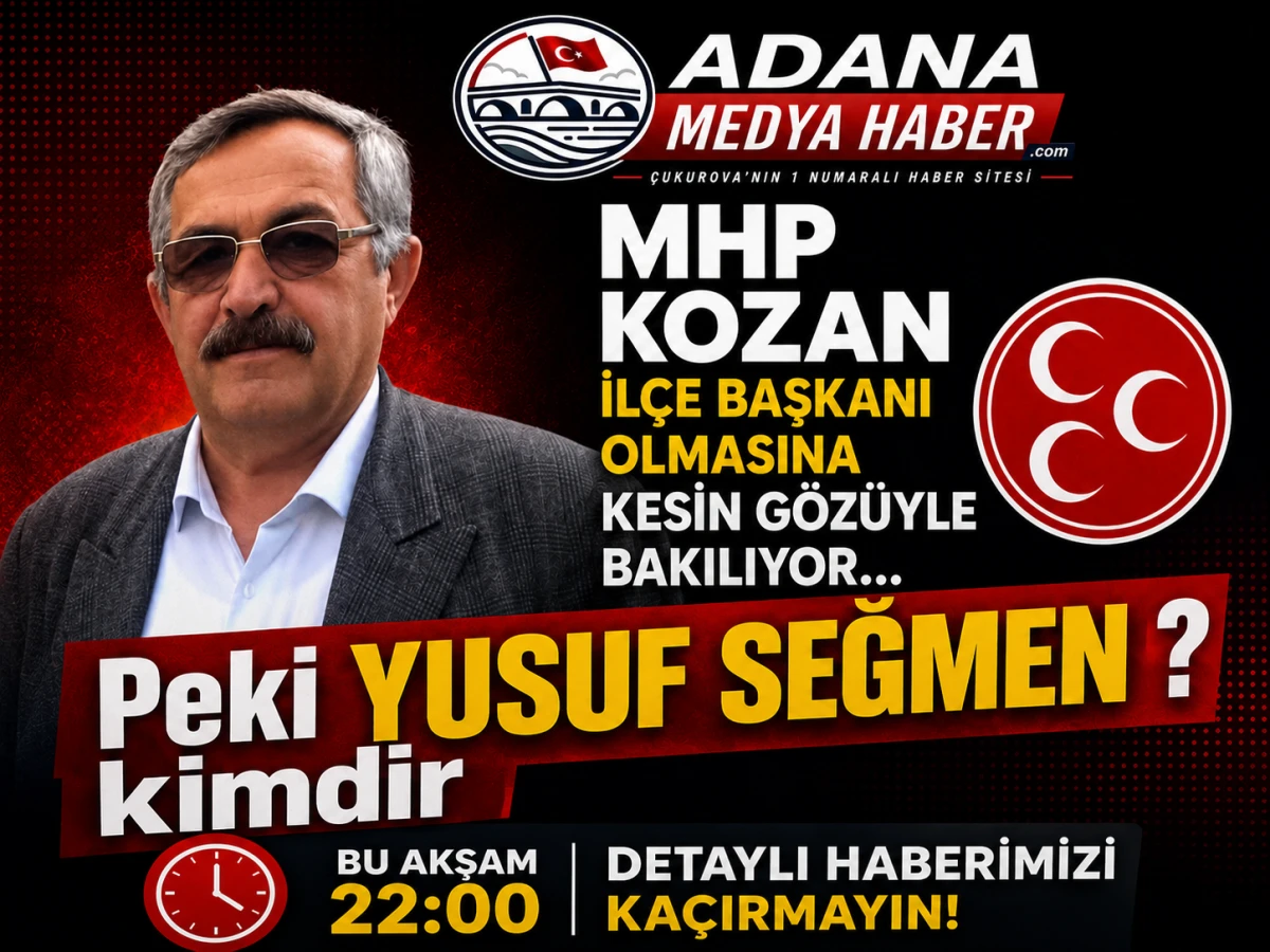 MHP Kozan İl&ccedil;e Başkanı olmasına kesin g&ouml;z&uuml;yle bakılıyor... Peki YUSUF SEĞMEN kimdir ?