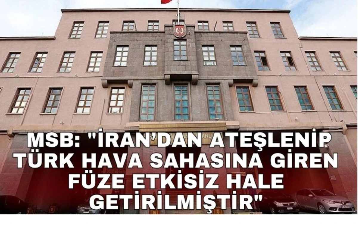 MSB İncirlik ile ilgili a&ccedil;ıklama yaptı... 